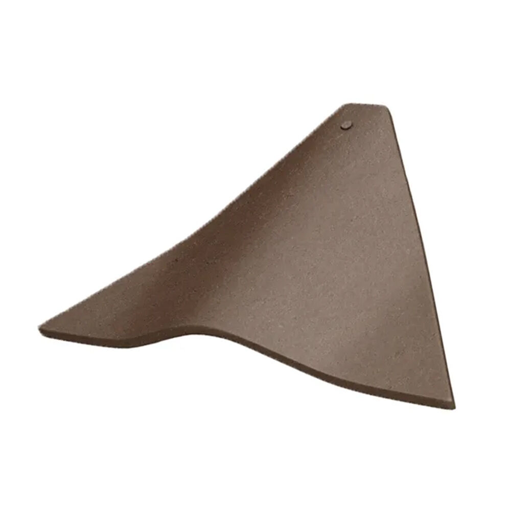 Product image for Marley Concrete Plain Bonnet Hip Tiles 202 Brown