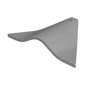 Product image for Marley Concrete Plain Bonnet Hip Tiles 202 Brown