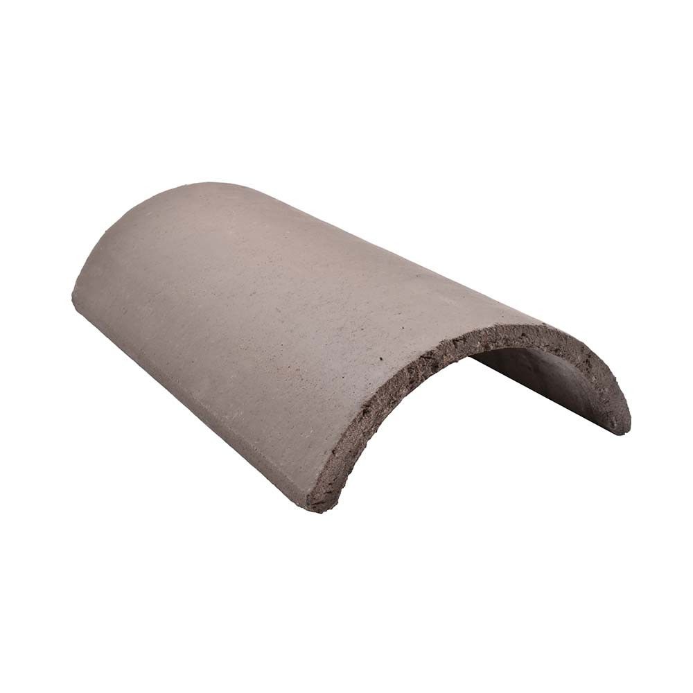 Image of Sandtoft Concrete Half Round Ridge Tiles Brown