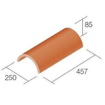 Image of Sandtoft Concrete Segmental Ridge Tiles Antique 2