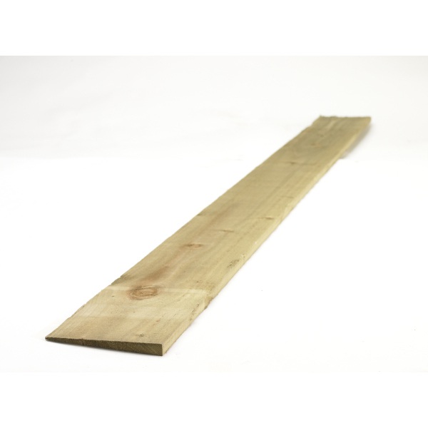 Product image for Green Treated Featheredge Board 22 X 150 X 1650mm