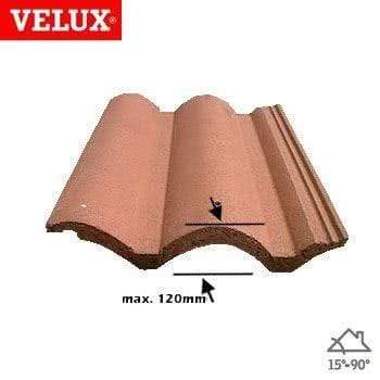 Product image for VELUX EDW Pro+ Single 120mm Tile Flashing Kit - All Sizes