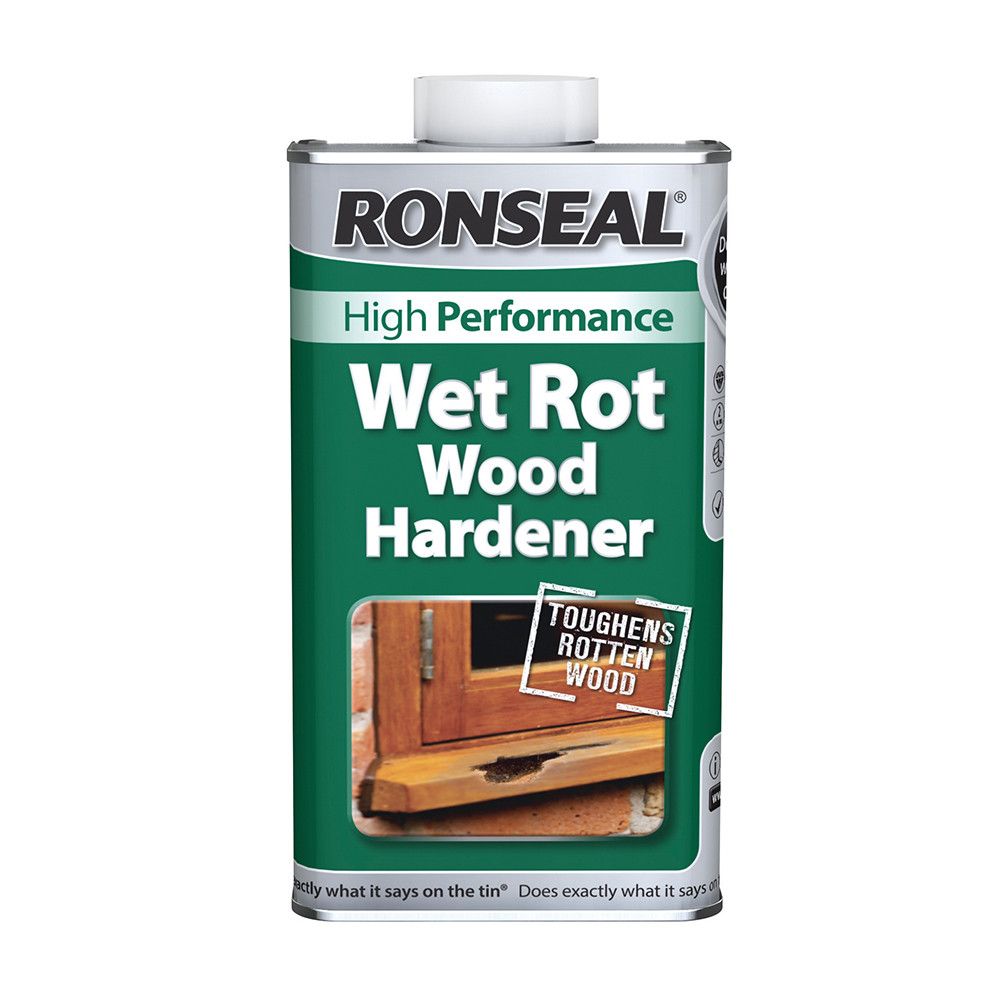 Product image for Ronseal Wet Rot Wood Hardener 250ml
