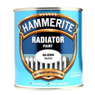 Product image for Hammerite Radiator Paint 500ml Gloss White