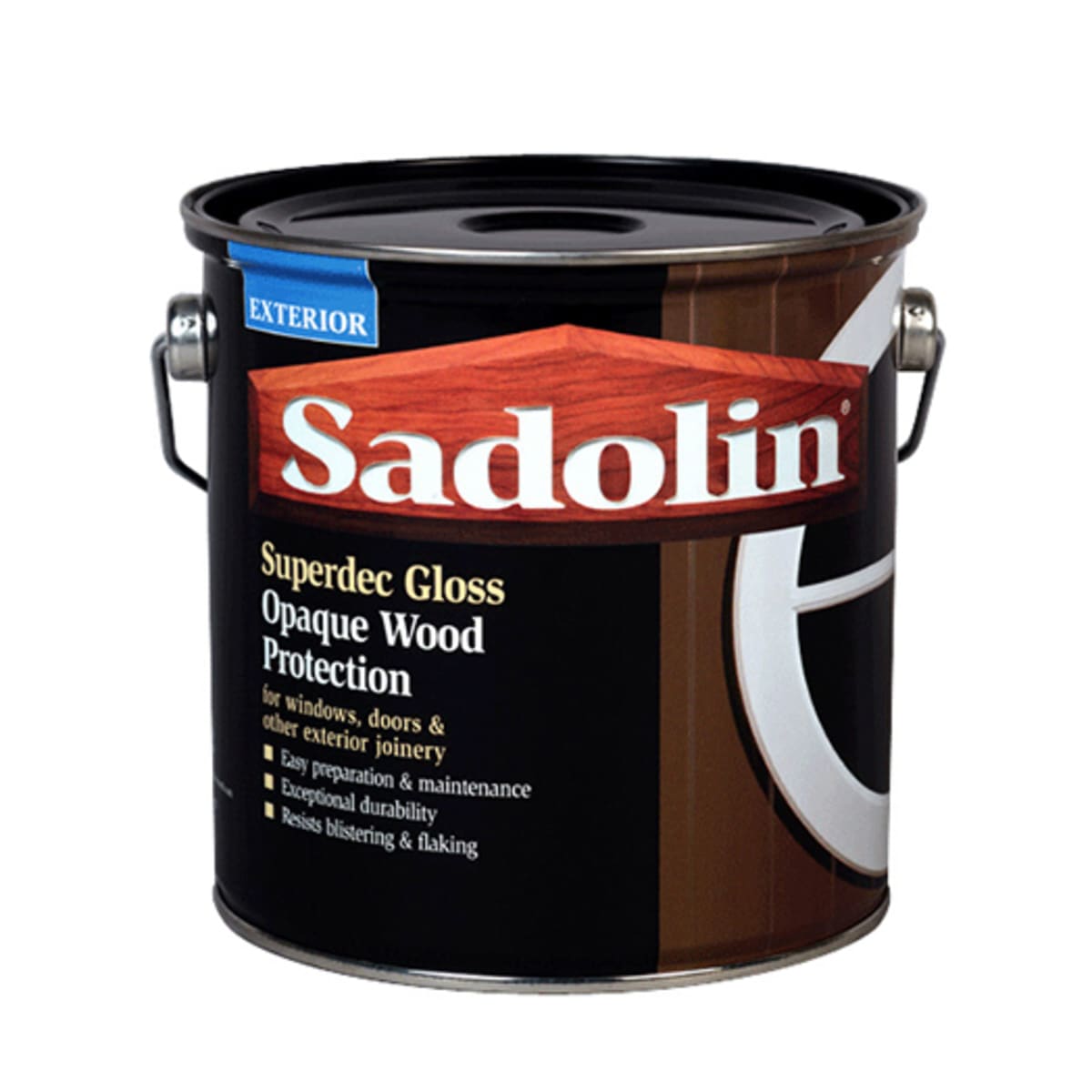 Product image for Sadolin Superdec Opaque Wood Protection Super White Gloss / 2.5 Litre
