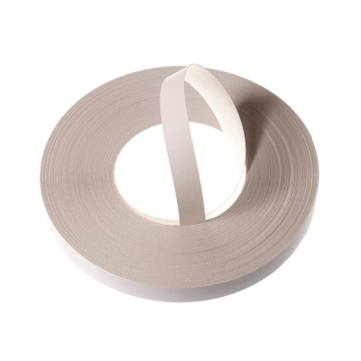Product image for Smooth White Melamine Pre-Glued Edging Strip - 22mm x 50m