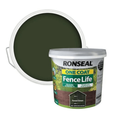 Product image for Ronseal One Coat Fence Life 5 Litres - Forest Green