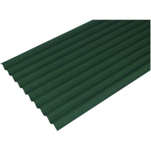 Product image for Onduline Classic Bitumen Roof Sheet 2000mm x 950mm x 3mm Green