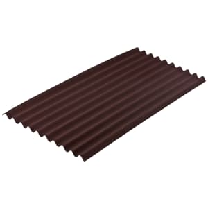Product image for Onduline Classic Bitumen Roof Sheet 2000mm x 950mm x 3mm Brown