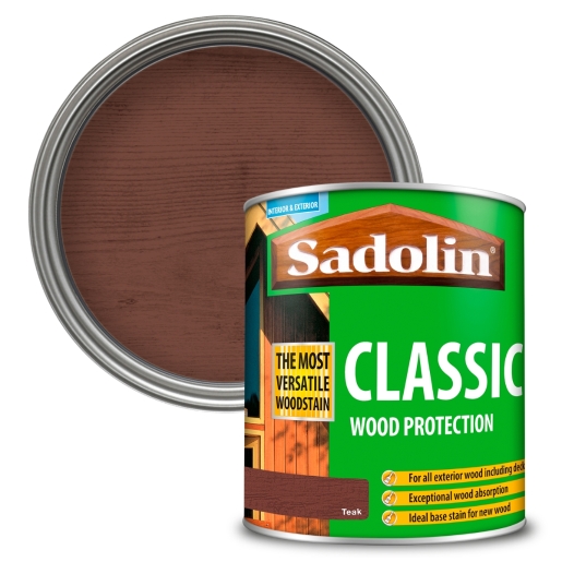 Product image for Sadolin Classic Wood Protection Light Oak 1ltr