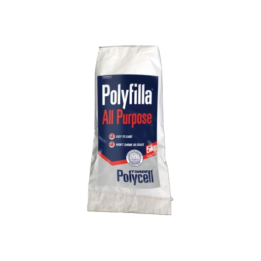 Product image for Polycell Trade All Purpose Polyfilla 5kg Sack