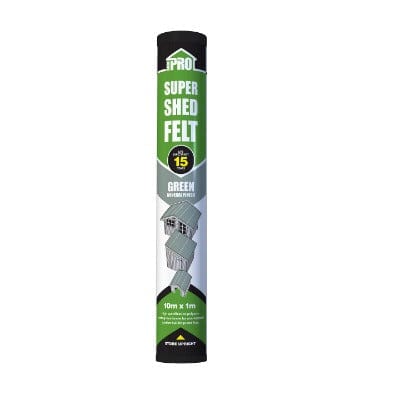 Product image for Roof Pro Super Shed Felt 10m x 1m (10m2) Green