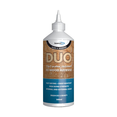 Product image for Bond It Duo 2 In 1 Wood Glue 500ml