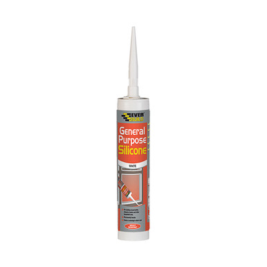 Product image for Everbuild General Purpose Silicone Sealant Grey 280ml