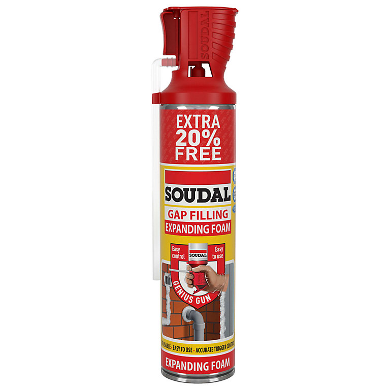 Product image for Soudal Hand-held Gap filling Expanding foam 600ml