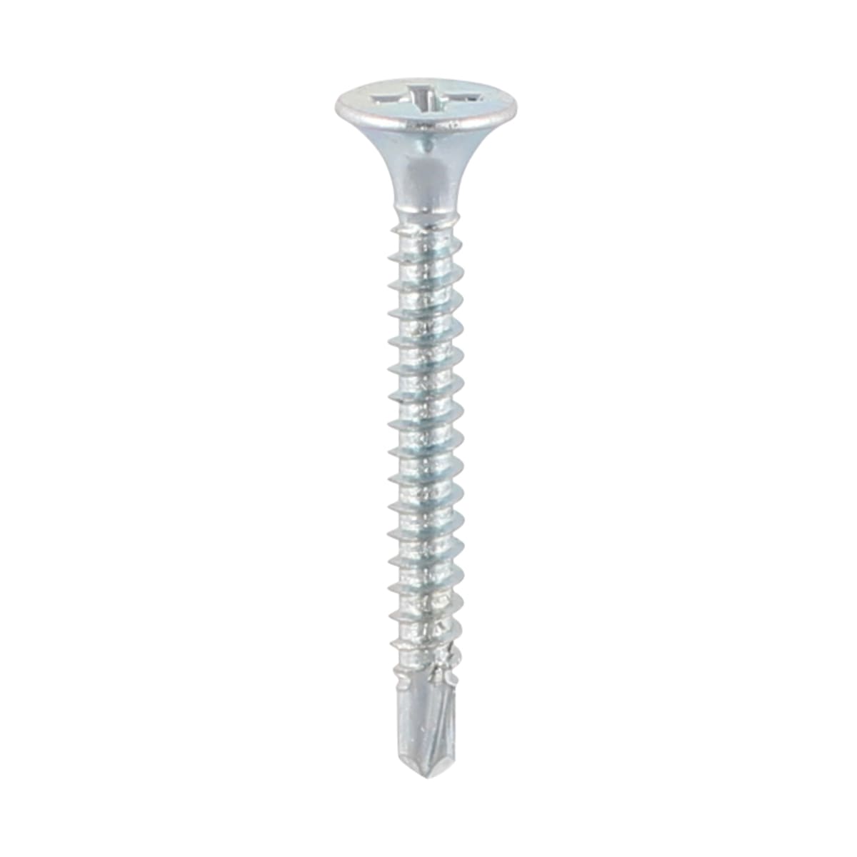 Product image for TIMco Self Drill Drywall Screws 3.5 Gauge 42mm Bright Zinc Plated Box of 1000