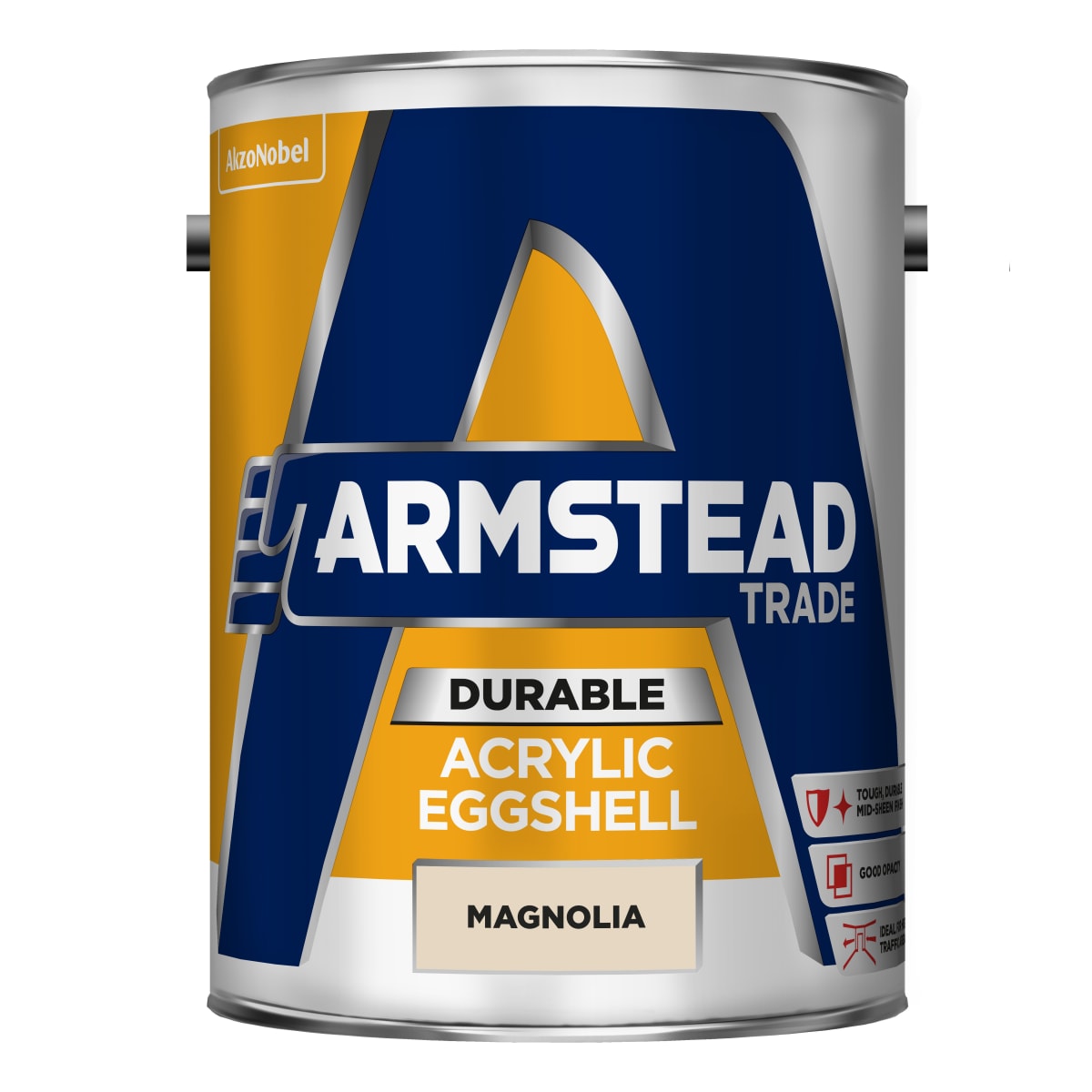 Product image for Armstead Durable Acr/eggshell Magnolia 5L