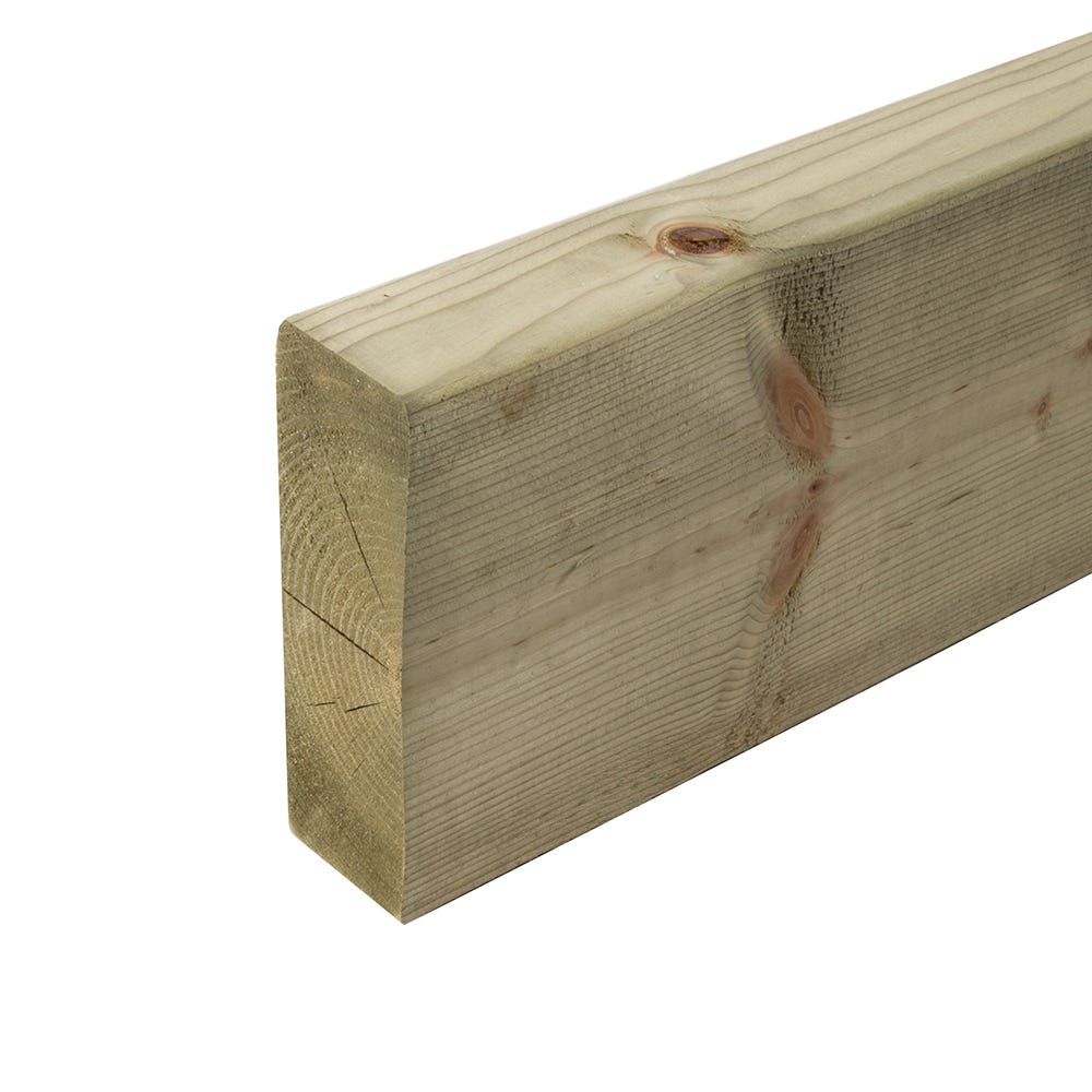 Product image for 47mm x 150mm C24 Treated Timber 3000mm (6'' x 2'')