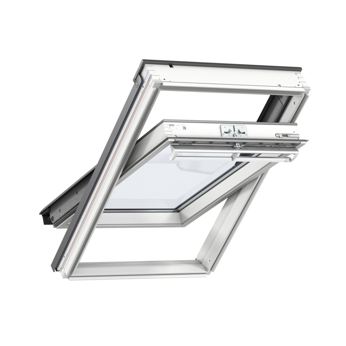 Product image for Velux Centre Pivot Roof Window White Painted 55 X 78cm GGL CK02 2070
