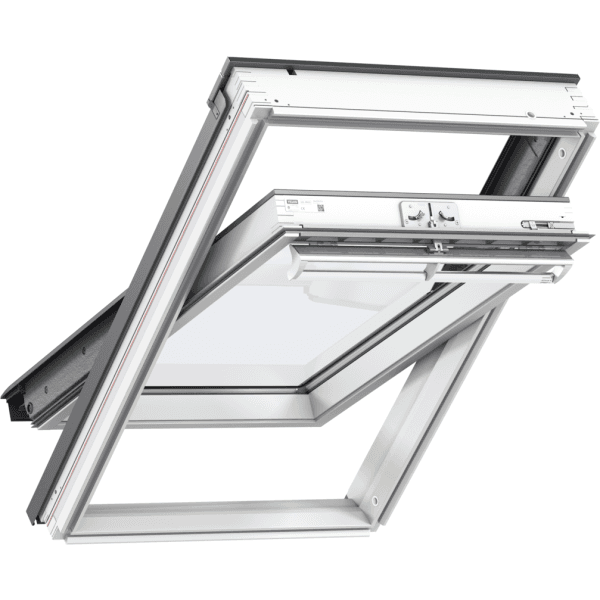 Product image for Velux Centre Pivot Roof Window White Painted 55 X 98cm GGL CK04 2070