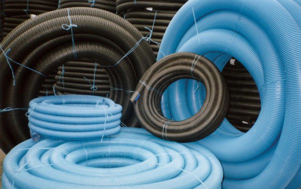Product image for Polypipe Perf L/drain 80mmx100m Blue LD80100B