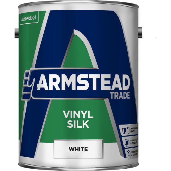 Product image for Armstead V/silk White 5L
