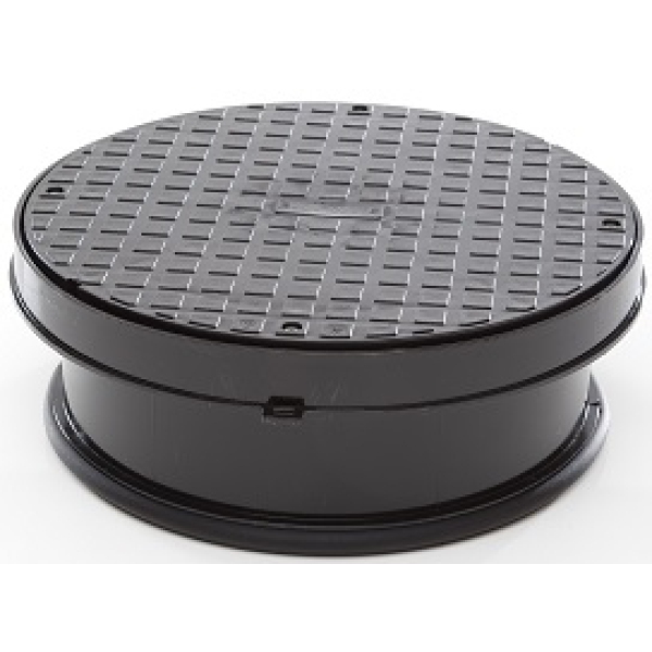 Product image for Polypipe UG501 350mm Round PVC Cover & Frame (C)