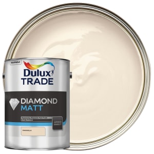 Product image for Dulux Trade Diamond Matt Magnolia 5ltr