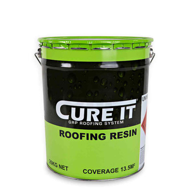 Product image for Cure It Glass Guard Roofing Resin, 20kg