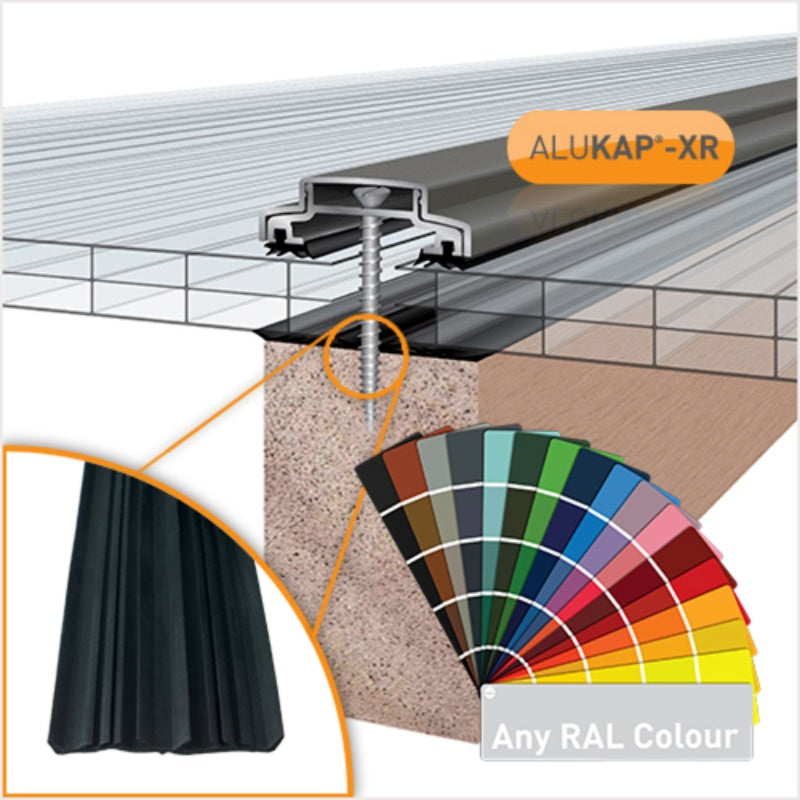 Product image for Alukap-XR 60mm Bar 4.8m 55mm RG PC Alu E/Cap