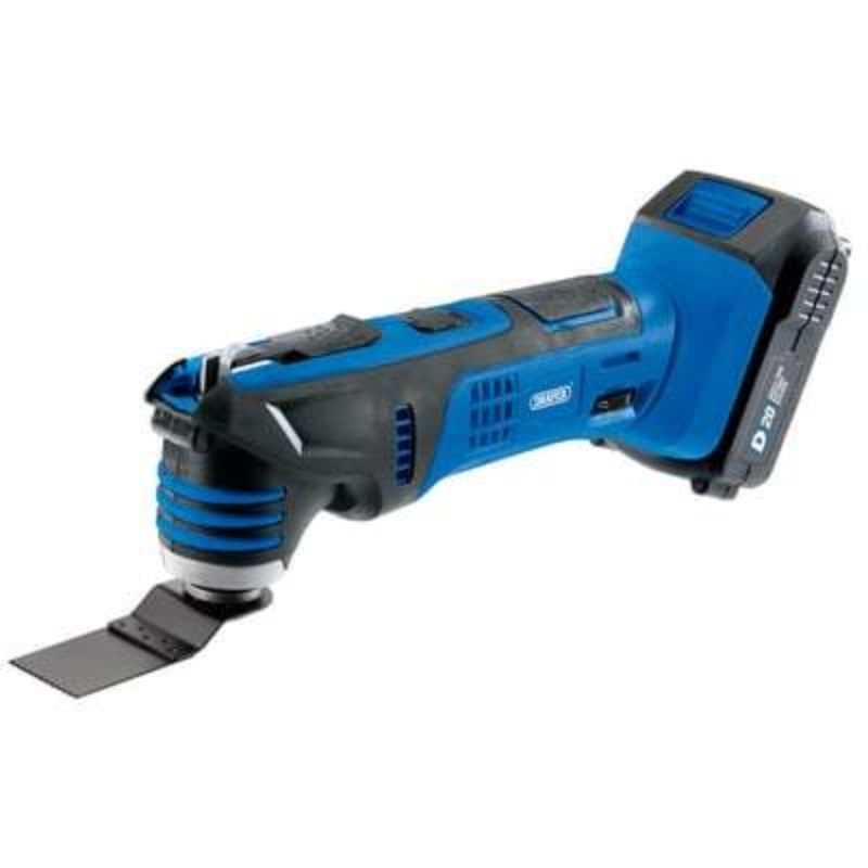 Product image for Draper D20 20V Oscillating Multi-Tool with 1x 2Ah Battery and Charger