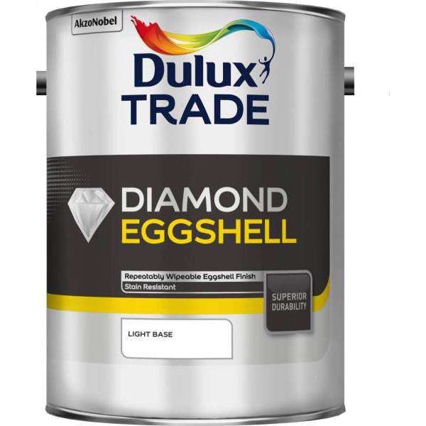 Product image for Dulux Trade Diamond Q/D Eggshell Mxd L/base 2.5ltr