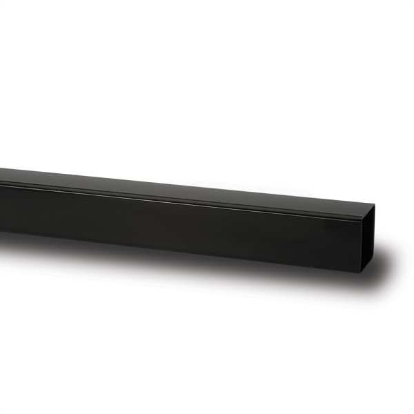 Product image for Square Downpipe 2.5 Pipe Black 65mm