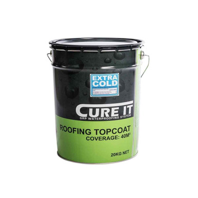 Product image for Cure It Roofing Topcoat, Extra Cold, 20kg