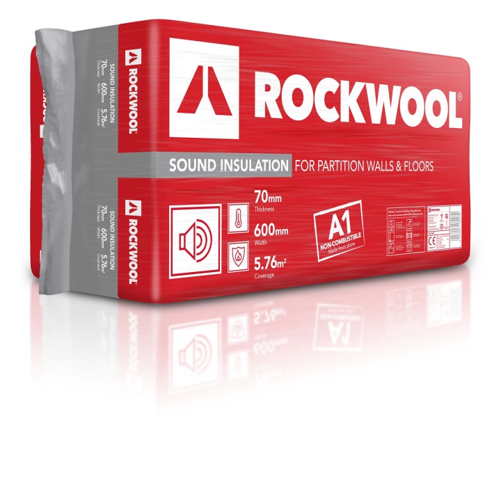 Product image for 70mm Rockwool Sound Insulation Slab (5.76m²)