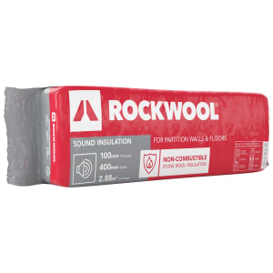 Product image for Rockwool Sound Insulation Slab 1200x400x100mm