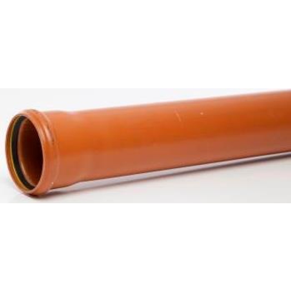 Product image for Polypipe Pipe UG432 110mm Single Socket 3m