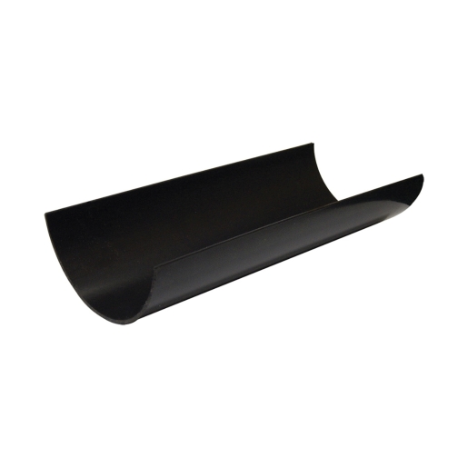 Product image for Polypipe Half Round Gutter 4m Black
