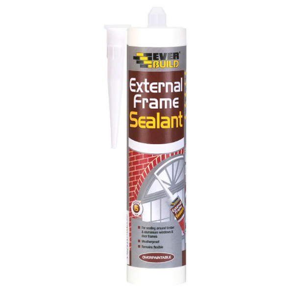 Product image for EVERBUILD EXTERNAL FRAME SEALANT STONE 290ML EXTST