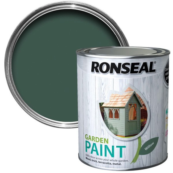 Product image for RONSEAL GARDEN PAINT 750ml WILLOW 37396