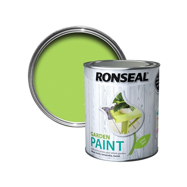 Product image for RONSEAL GARDEN PAINT 750ml LIME ZEST 37412