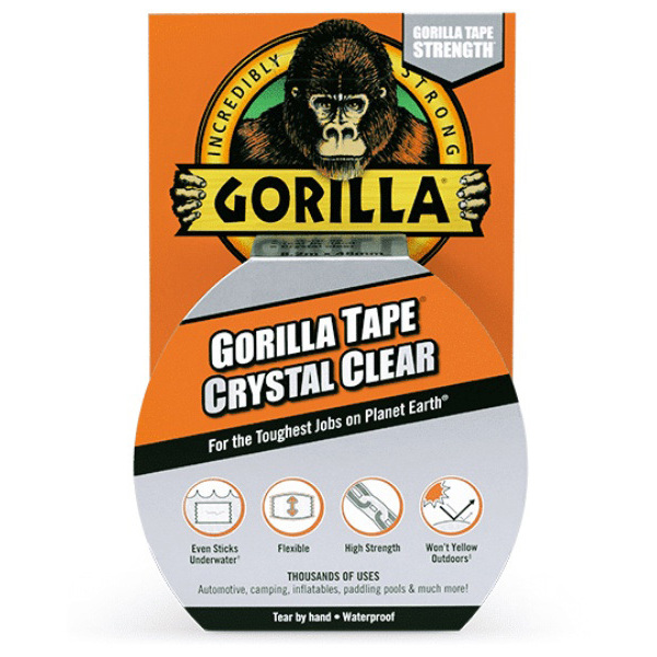 Product image for GORILLA CLEAR REPAIR TAPE 8.2m 3044701