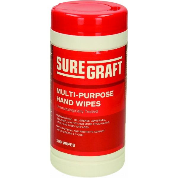 Product image for Suregraft Multi Purpose Handwipes X100