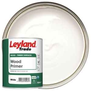 Product image for Leyland Trade Wood Primer - White - 750ml