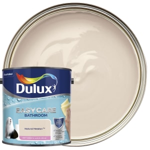 Product image for Dulux Easycare Bathroom Soft Sheen Emulsion Paint - Natural Hessian - 2.5L