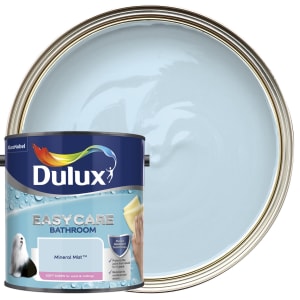 Image of Dulux Easycare Bathroom Soft Sheen Emulsion Paint - Mineral Mist - 2.5L