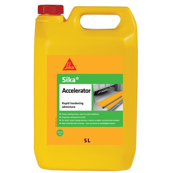 Image of SIKA RAPID HARDENING ACCELERATOR 5l SKACC5