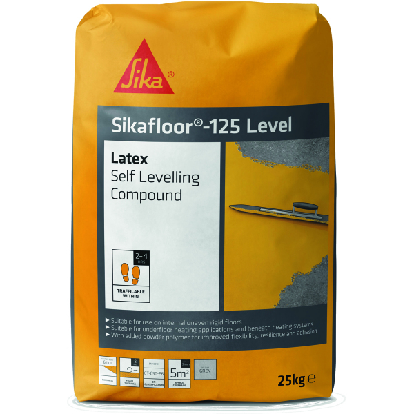 Product image for Sika Floor 125 Latex Self Levelling Compound Interior 25Kg