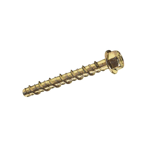 Image of OJ Thunderbolt Thunderbolt 6x75mm Hexagon Flange Head Zinc/yellow.