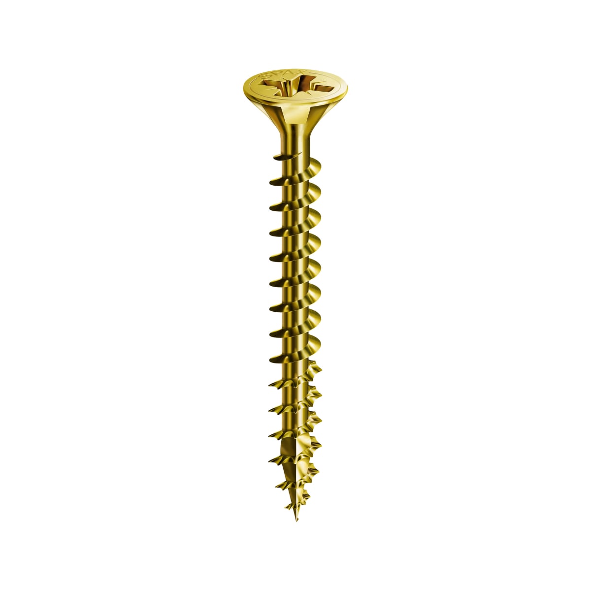 Product image for Spax Yellox Countersunk Wood Screws POZI 3.5 x 30mm (Box of 200)
